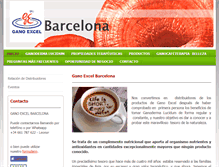 Tablet Screenshot of gano-excel-barcelona.com